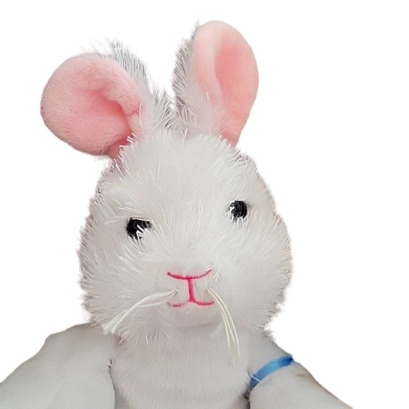 Ganz Webkinz Adopt a Pet Fluffy White Bunny Rabbit - Picture 1 of 10